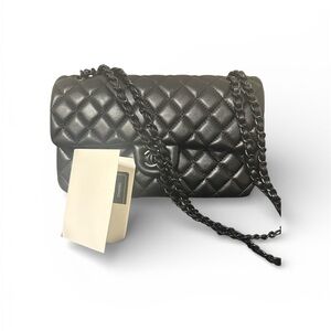 Chanel Classic Black Quilted Shoulder Bag